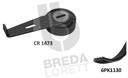 BREDA LORETT Поликлиновой ременный комплект KCA0004